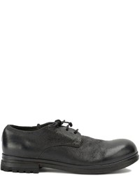 Chaussures derby en cuir noires Marsèll