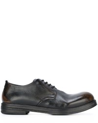 Chaussures derby en cuir noires Marsèll