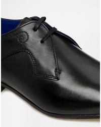 Chaussures derby en cuir noires Ted Baker