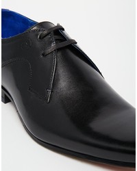 Chaussures derby en cuir noires Ted Baker