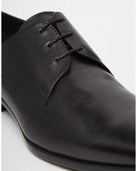 Chaussures derby en cuir noires Aldo