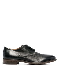 Chaussures derby en cuir noires Moma