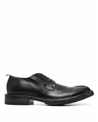 Chaussures derby en cuir noires Moma