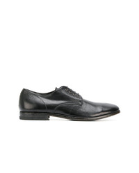 Chaussures derby en cuir noires Moma