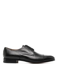 Chaussures derby en cuir noires Moreschi