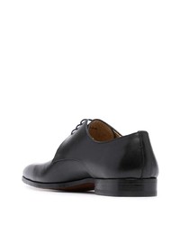 Chaussures derby en cuir noires Magnanni