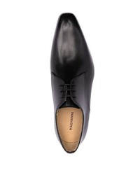 Chaussures derby en cuir noires Magnanni