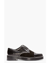 Chaussures derby en cuir noires Nicholas Kirkwood