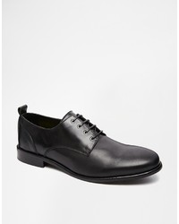 Chaussures derby en cuir noires