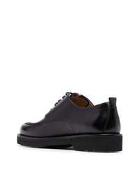 Chaussures derby en cuir noires Bally