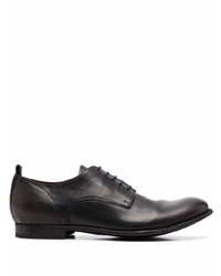 Chaussures derby en cuir noires Officine Creative