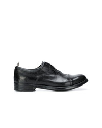 Chaussures derby en cuir noires Officine Creative