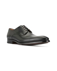 Chaussures derby en cuir noires Magnanni