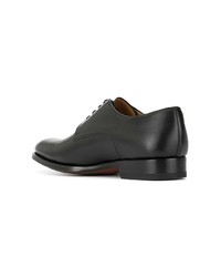 Chaussures derby en cuir noires Magnanni