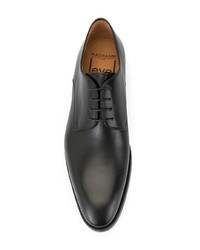 Chaussures derby en cuir noires Magnanni