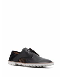 Chaussures derby en cuir noires Premiata