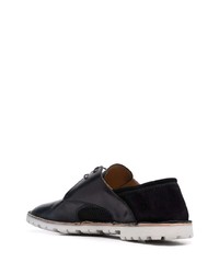 Chaussures derby en cuir noires Premiata