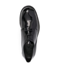Chaussures derby en cuir noires Acne Studios