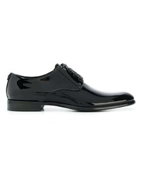 Chaussures derby en cuir noires Dolce & Gabbana