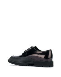 Chaussures derby en cuir noires Tod's