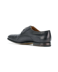 Chaussures derby en cuir noires Premiata