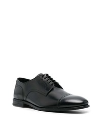 Chaussures derby en cuir noires Henderson Baracco