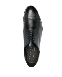 Chaussures derby en cuir noires Henderson Baracco