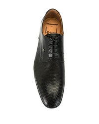 Chaussures derby en cuir noires Stemar
