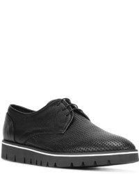 Chaussures derby en cuir noires Baldinini