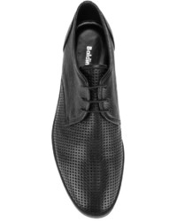 Chaussures derby en cuir noires Baldinini