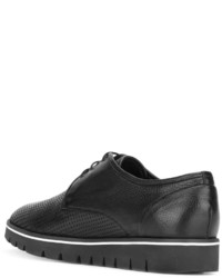 Chaussures derby en cuir noires Baldinini