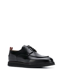 Chaussures derby en cuir noires Bally