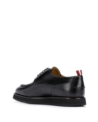 Chaussures derby en cuir noires Bally