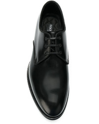 Chaussures derby en cuir noires Dolce & Gabbana