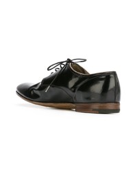 Chaussures derby en cuir noires Premiata