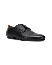 Chaussures derby en cuir noires Bally