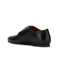 Chaussures derby en cuir noires Bally