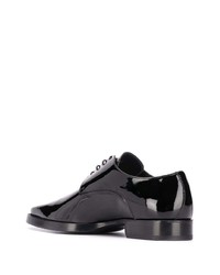 Chaussures derby en cuir noires DSQUARED2