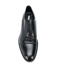 Chaussures derby en cuir noires Karl Lagerfeld