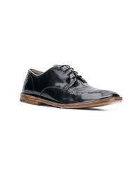 Chaussures derby en cuir noires Premiata