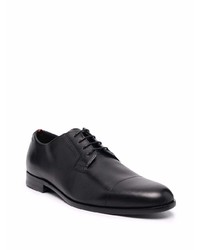 Chaussures derby en cuir noires Hugo