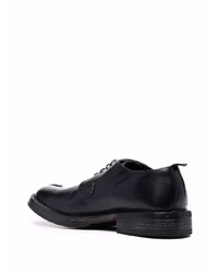 Chaussures derby en cuir noires Moma