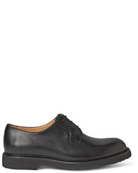 Chaussures derby en cuir noires A.P.C.