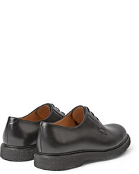 Chaussures derby en cuir noires A.P.C.