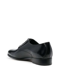 Chaussures derby en cuir noires Lanvin