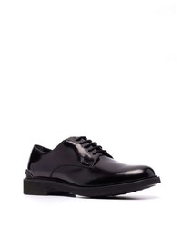 Chaussures derby en cuir noires Tod's