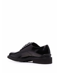 Chaussures derby en cuir noires Tod's