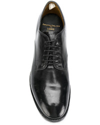 Chaussures derby en cuir noires Officine Creative