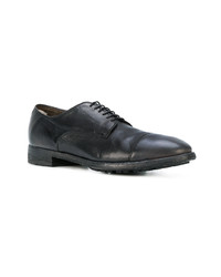 Chaussures derby en cuir noires Officine Creative