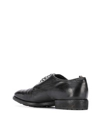 Chaussures derby en cuir noires Officine Creative